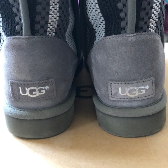 Ugg Australia short woven suede boots size 8 EUC - Picture 6 of 15